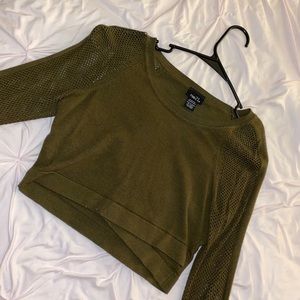 Green Long Sleeve Top